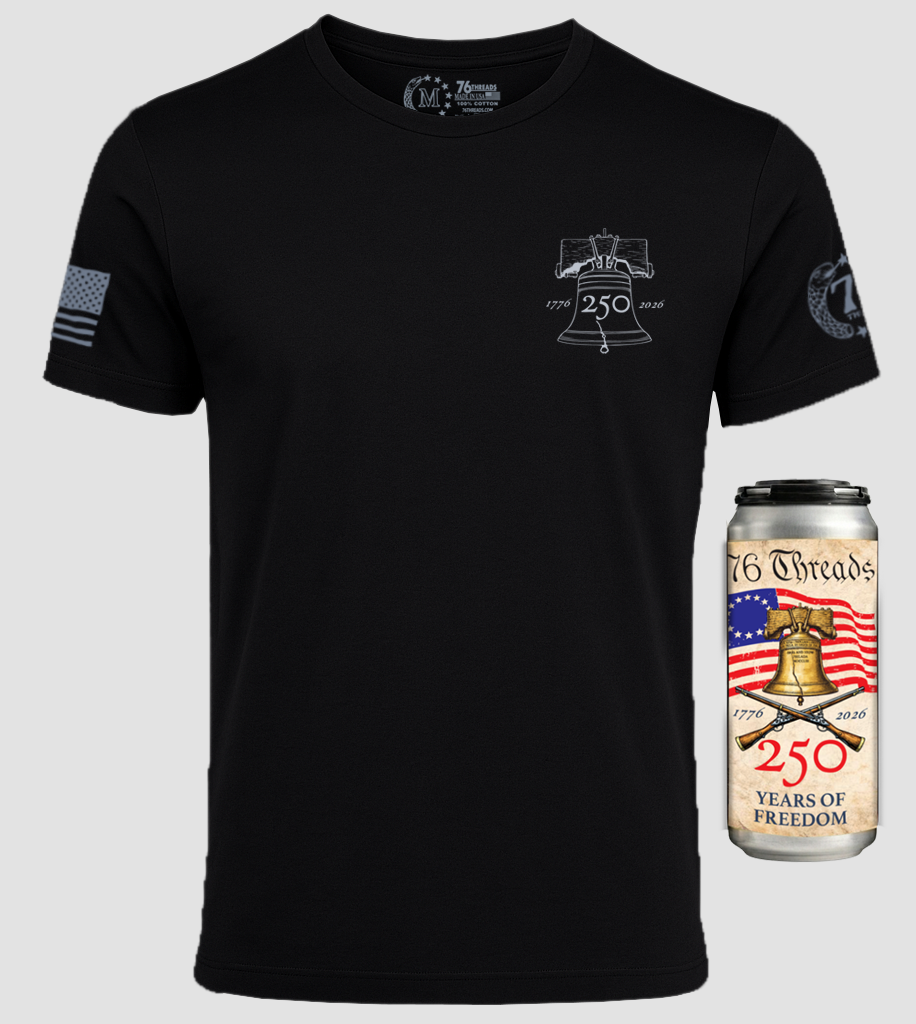 250th USA Anniversary β American Made Shirt in a Can - 100% USA Grown Cotton - Limited Edition