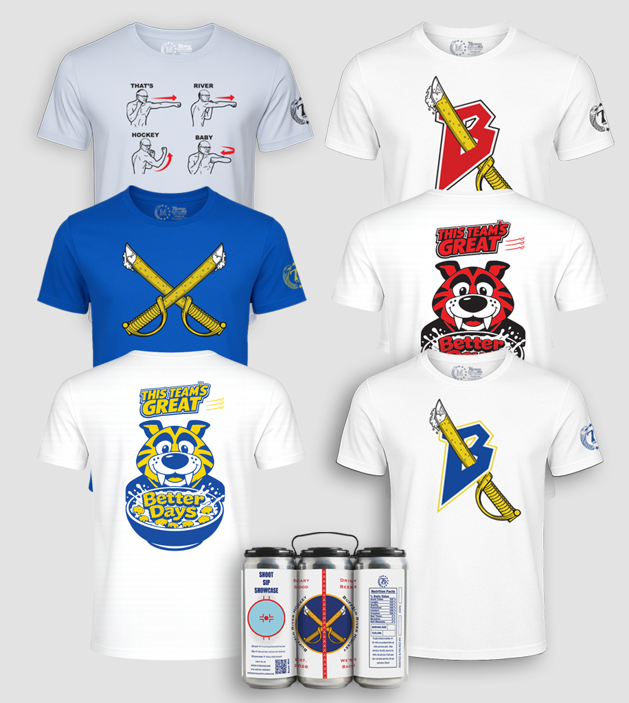 Buffalo Hockey– American-Made Tee in a Can 100% Cotton